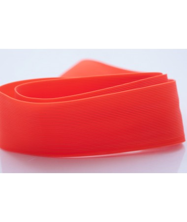 ROUND RUBBER MEDIUM - fluo orange